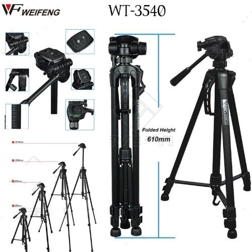 WT-3560 Camera/ Camcorder Tripod