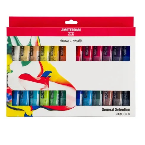 Royal Talens Amsterdam Standard Series Acrylic Paint Set 24 X 20 Ml