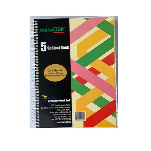 5-IN-1 SUBJECT NOTEBOOK - B5 Size