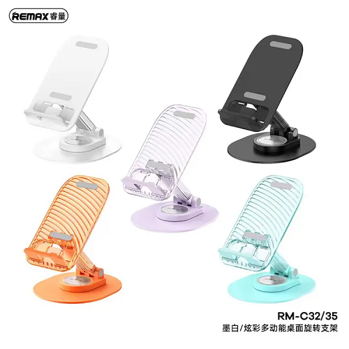 REMAX RM-C35 GLAMOROUS SERIES MULTI-FUNCTIONAL DESKTOP ROTARY PHONE HOLDER