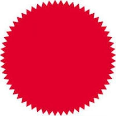 100 pcs Red Legal Seal- Big