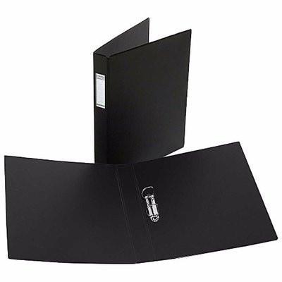 Plastic Ring Binder - 25mm - Black