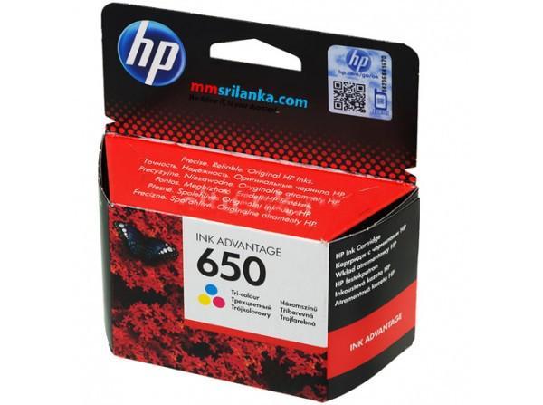 HP INKJET CARTRIDGE 650 COLOUR