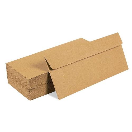 Pilsil Brown Envelope 9"x 4" - 25 pieces