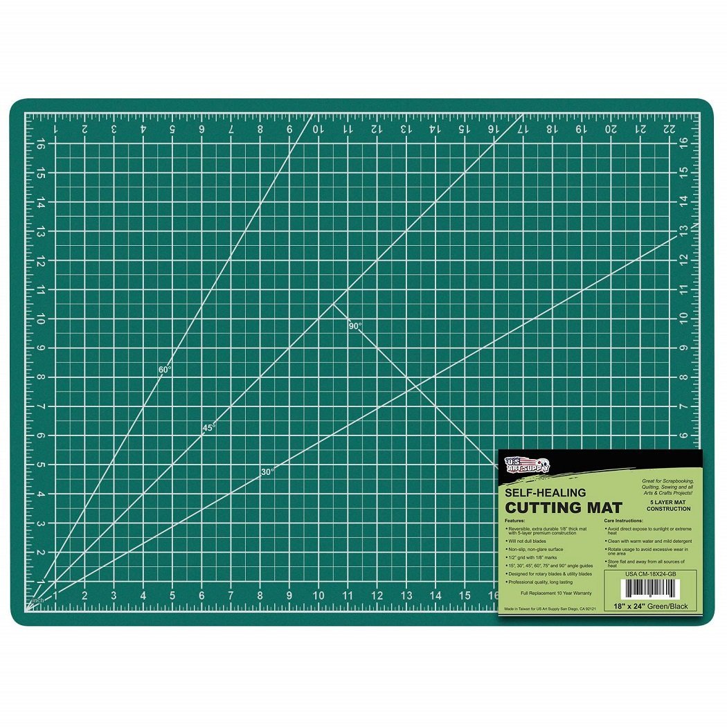 Self-Healing Cutting Mat, 24L x 18W inches