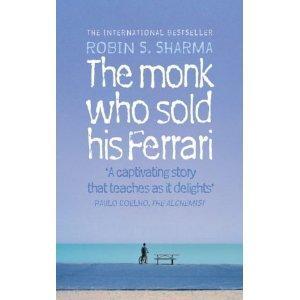 The Monk Who Sold His Ferrari -Blue cover