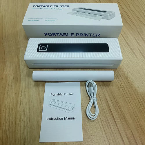 Mobile Wireless Inkless M08f Bluetooth A4 Thermal Printer