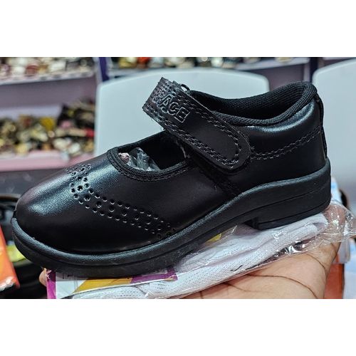 Back To School GIRLS Shoe With White Socks - Black @ Vanaplus Ventures | Stationeries, Computer Accessories and Art Materials 