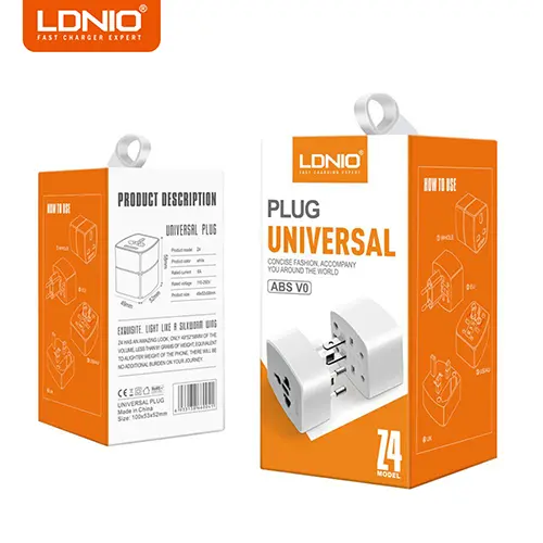 LDNIO Z4 Multi Plug Travel Adaptor