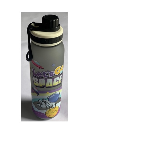 School Water Bottle - Let's Go To Space