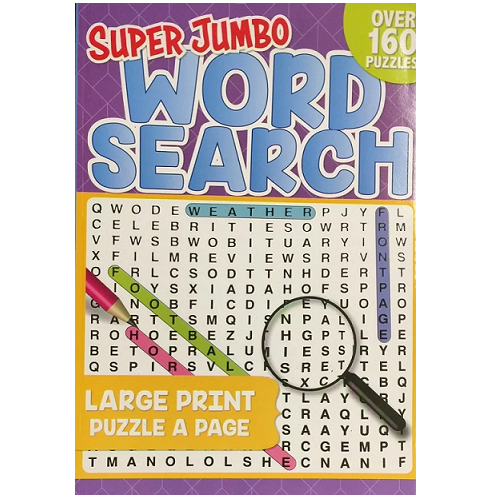 SUPER JUMBO WORD SEARCH BOOK