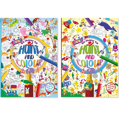 Colouring Book Hunt and Colour for Kids