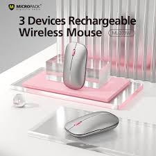 Micropack  Rechargeable 2.4G + Bluetooth Wireless Mouse ML-203W