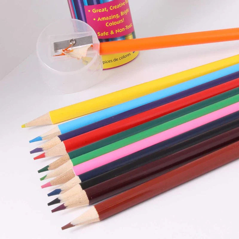 12 Piece Colouring Pencil with Sharpener