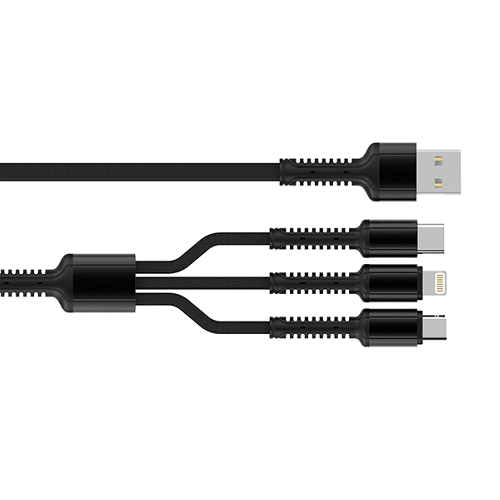 LDNIO Lc93 3 - In - 1 Cable For Mobile Phones