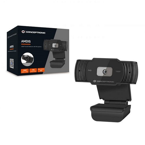 Conceptronic 1080P Full HD Webcam with Microphone