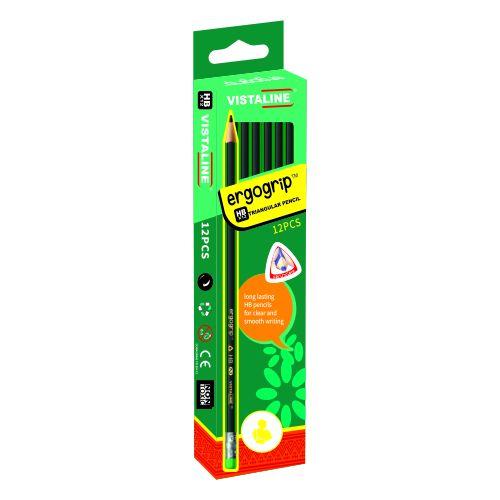 12 Pieces Ergogrip HB Pencil