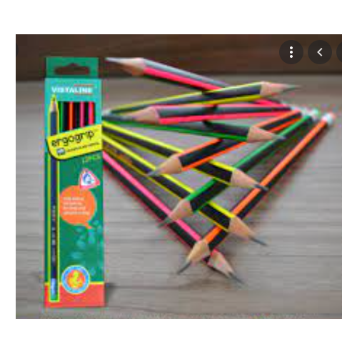 12 Pieces Ergogrip HB Pencil