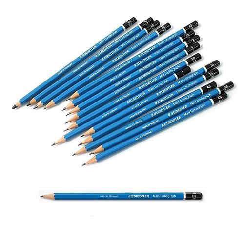 12Pcs Staedtler Lumograph pencils