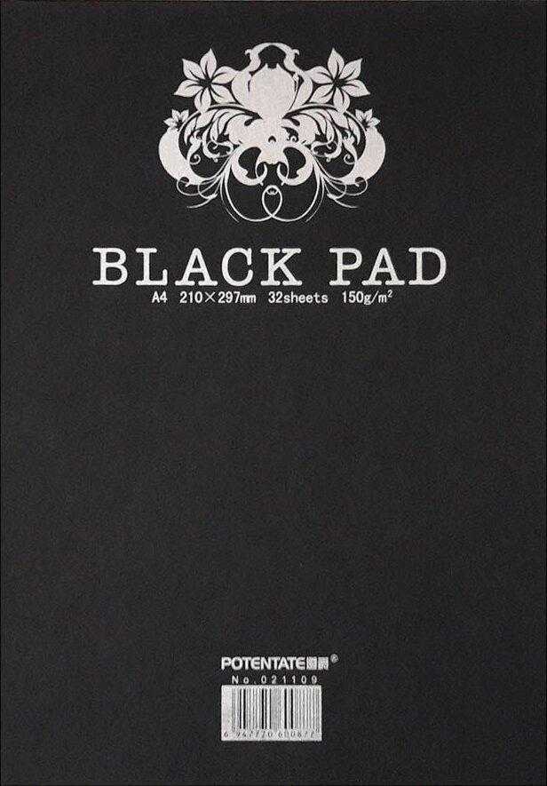 A4 Black Drawing pad - 32 Sheets