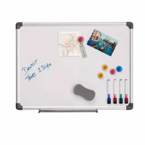 Magnetic white marker board + Accessories 4x4