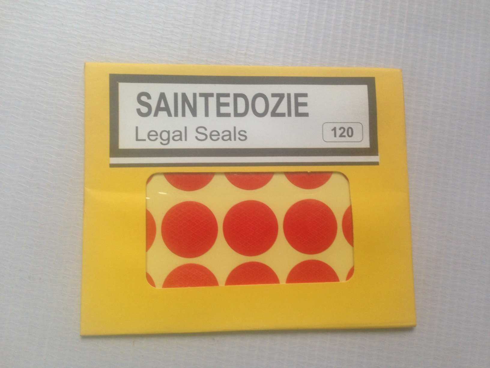 RED LEGAL SEAL SMALL