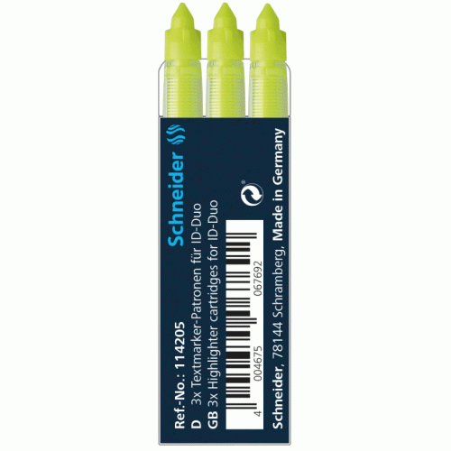 Schneider Highlighter Cartridge don ID-DUO Pen