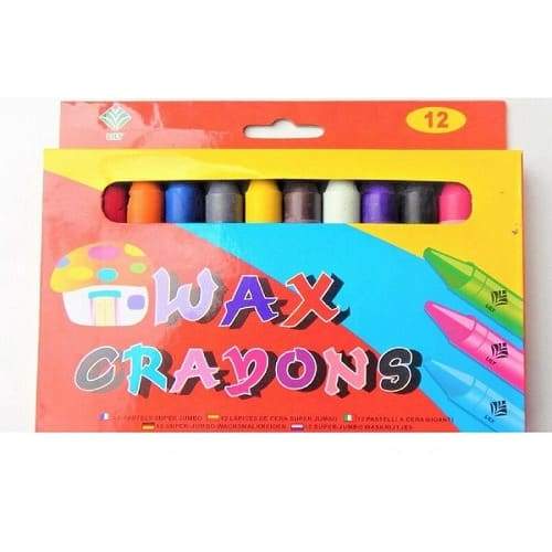 Wax Crayon - 12 Pcs