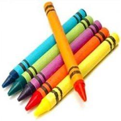 Wax Crayon - 6 Pcs
